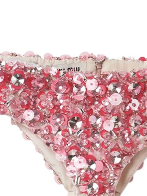 miu miu sequin panties|I Road.